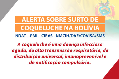 Alerta sobre Surto de Coqueluche na Bolívia 
